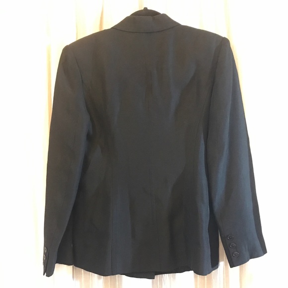 Vintage Banana Republic Black 3 Button Blazer Size 6 - Picture 2 of 12